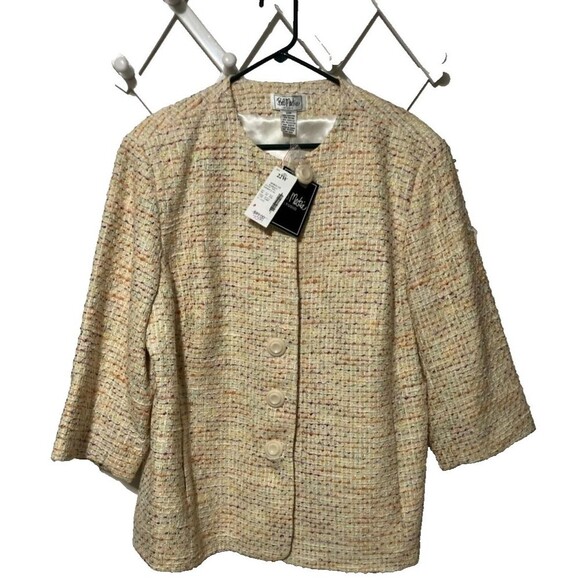 Bob Mackie Studio Jackets & Blazers - Bob Mackie Studio Women’s Blazer 22W Moroccan Paisley Multicolor Office Jacket